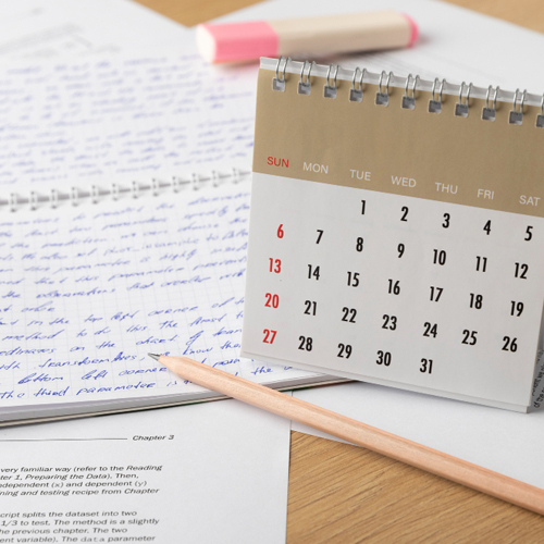 Calendrier des épreuves de l'Examen Principal S1